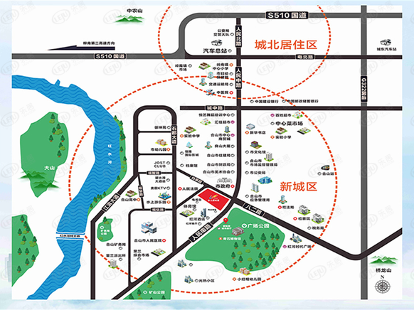 位置交通图